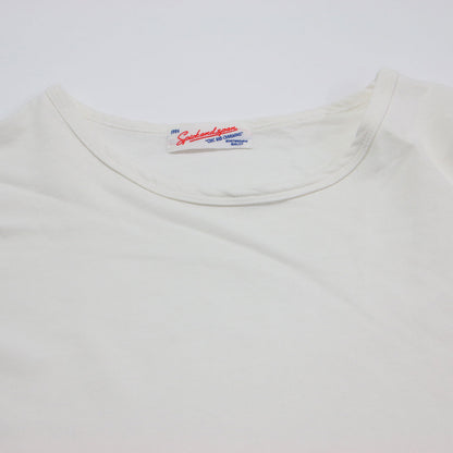 24春夏 コットン インレー ルーズ プルオーバー / Tシャツ カットソー 五分袖 クルーネック オーバーサイズ コットン