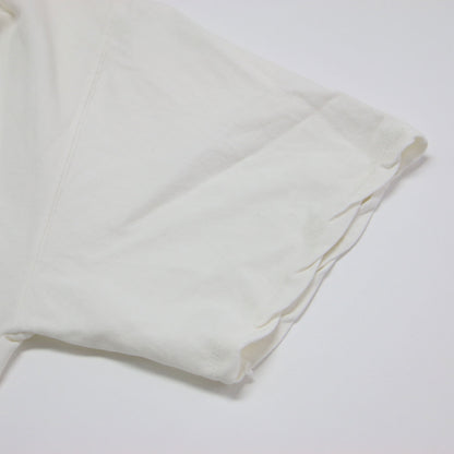 24春夏 コットン インレー ルーズ プルオーバー / Tシャツ カットソー 五分袖 クルーネック オーバーサイズ コットン