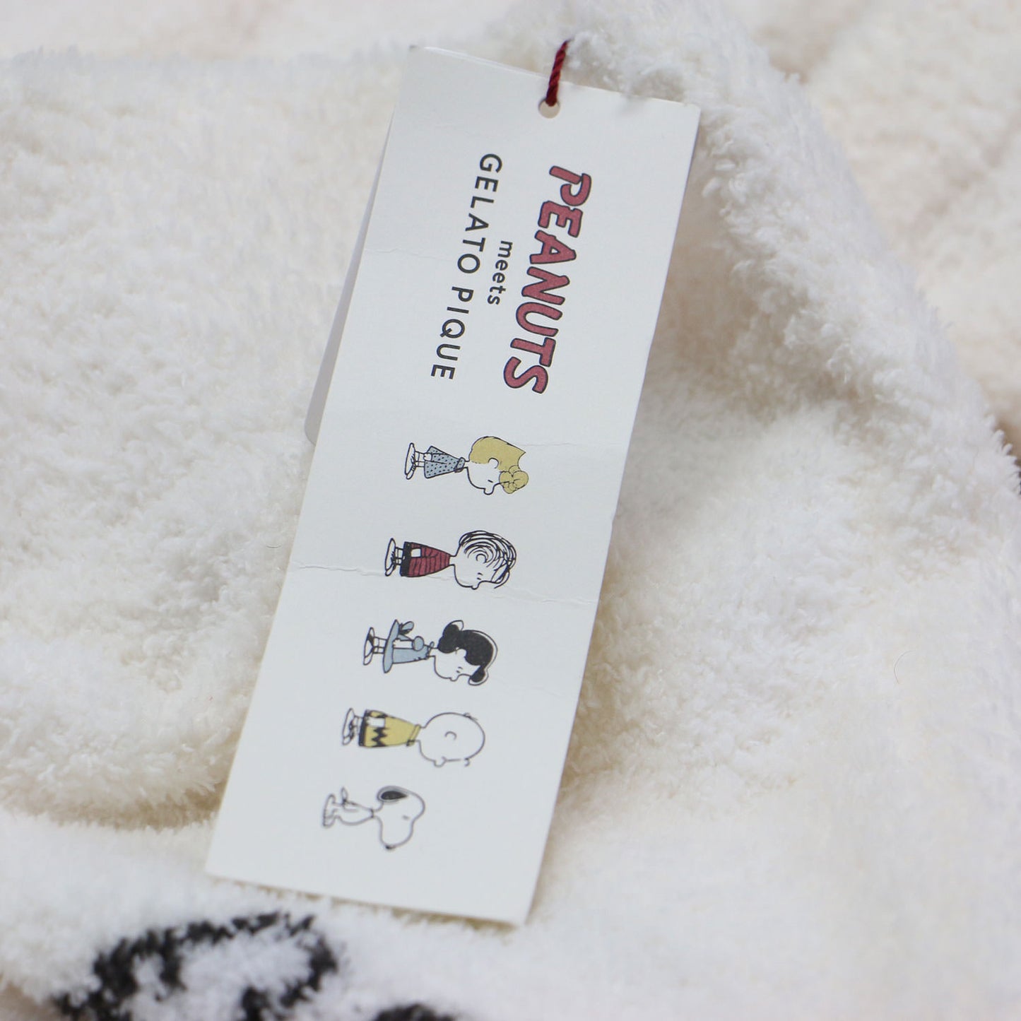 × PEANUTS 23春夏 総柄 ジャガード ワンピース / ルームウェア ロング 長袖 フード付き スヌーピー ロゴ