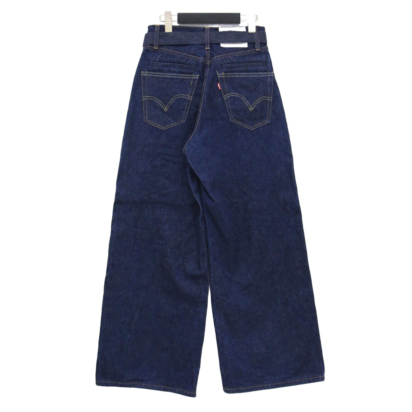 × Levi's 25春夏 ベルト付き ワイド デニム パンツ / Denim Pants バギー ハイウエスト コットン