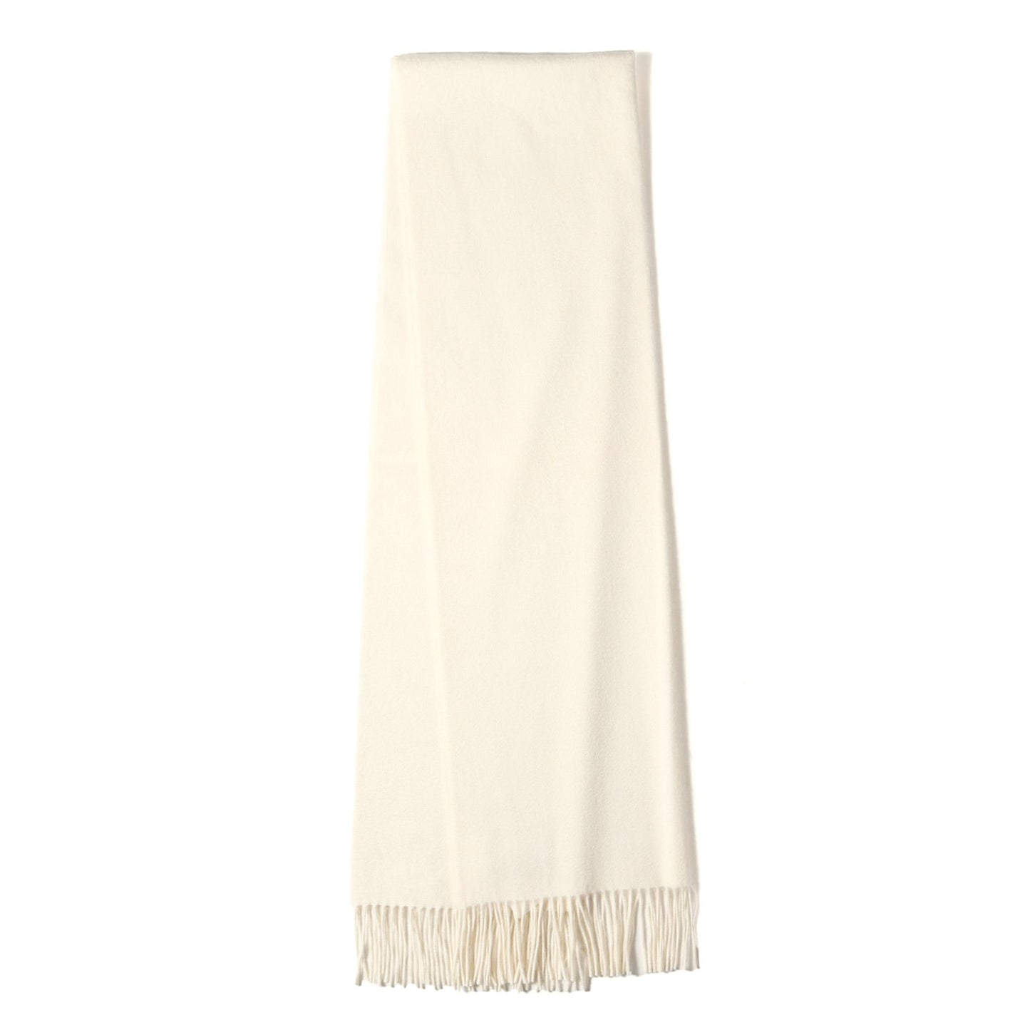× UNITED ARROWS 別注 21秋冬 カシミヤ ソリッド ストール / マフラー 大判 フリンジ