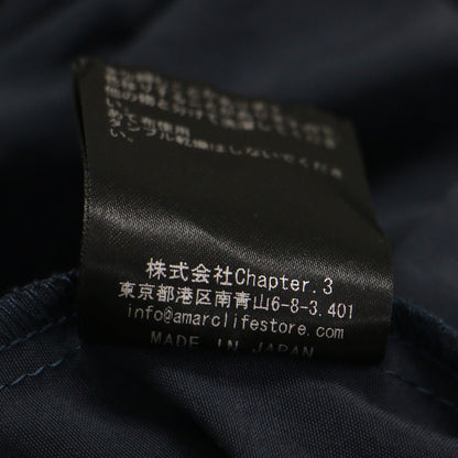 25春夏 シャツ ワンピース / ロング 長袖 スタンドカラー Vネック ウエストベルト ナイロン コットン