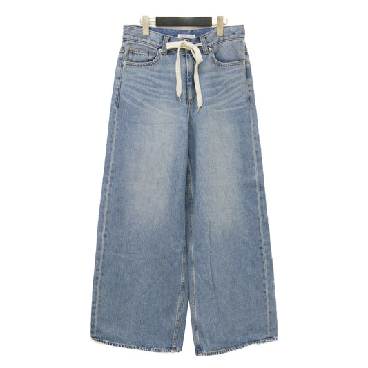 R’IAM 24春夏 UPER LOOSE デニム / パンツ ワイド ドロスト ハイウエスト コットン