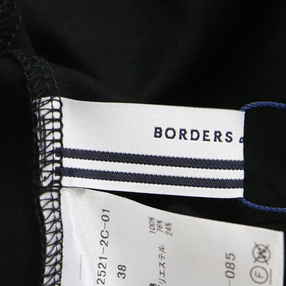 25秋冬 ボーダー フレア Tシャツ / BORDER FLARE TEE カットソー 半袖 クルーネック タック コットン