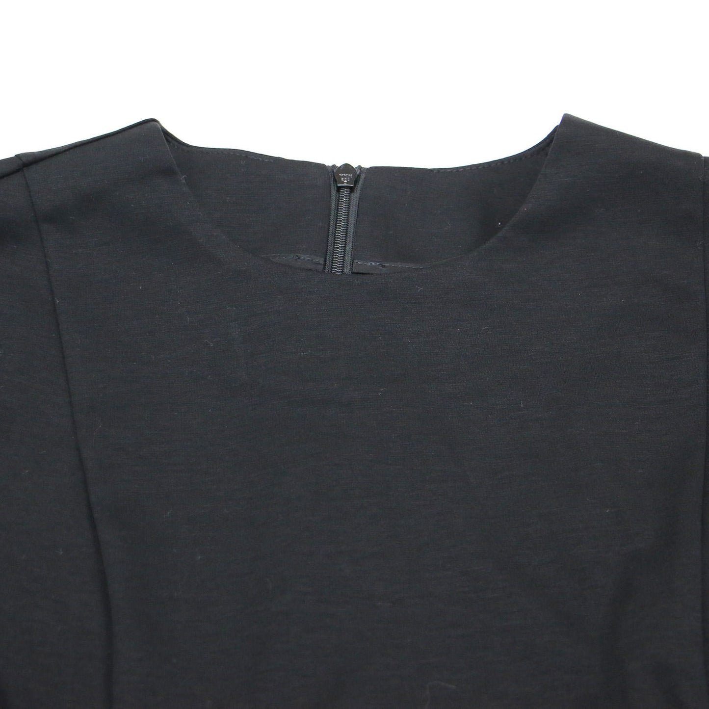 25秋冬 ボーダー フレア Tシャツ / BORDER FLARE TEE カットソー 半袖 クルーネック タック コットン