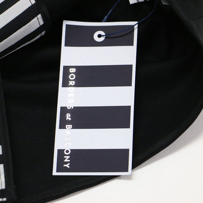 25秋冬 ボーダー フレア Tシャツ / BORDER FLARE TEE カットソー 半袖 クルーネック タック コットン