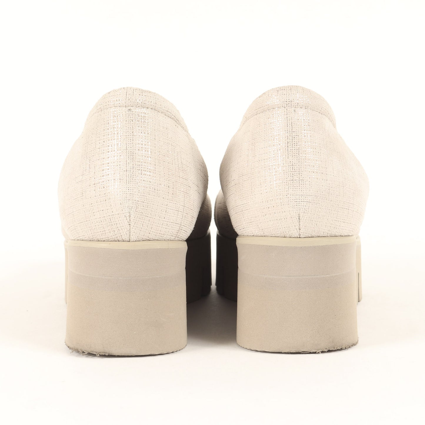 24春夏 プラットフォーム オープントゥ パンプス / 靴 ビジュー リボン 厚底