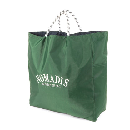 SAC ロゴ リバーシブル トートバッグ L / ショルダーバッグ 肩掛け ナイロン