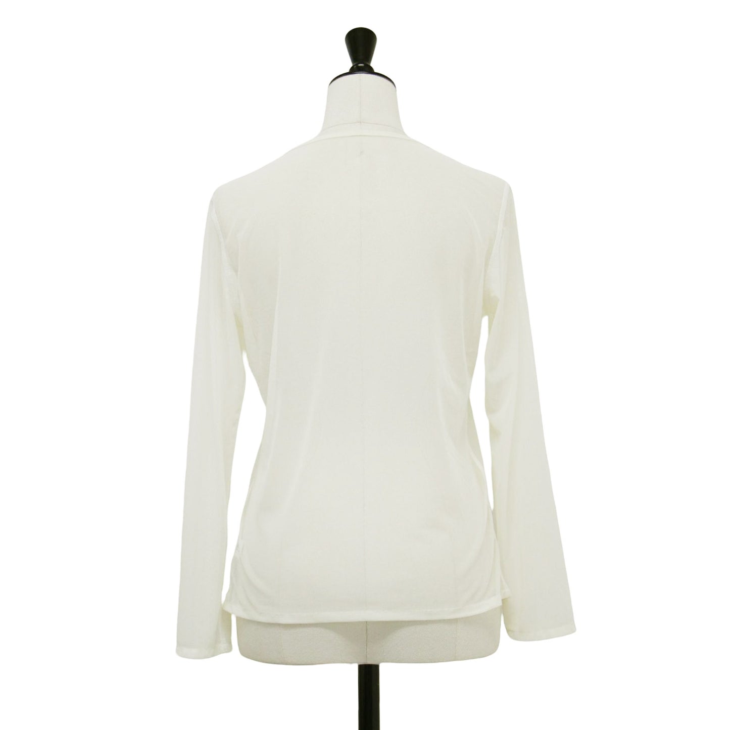 24秋冬 メッシュ 長袖 Tシャツ / EASY LS SHIRT カットソー プルオーバー クルーネック シアー チュール