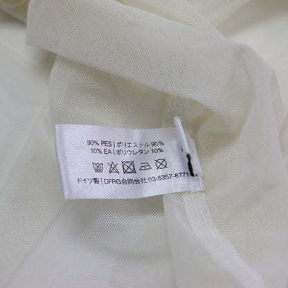 24秋冬 メッシュ 長袖 Tシャツ / EASY LS SHIRT カットソー プルオーバー クルーネック シアー チュール