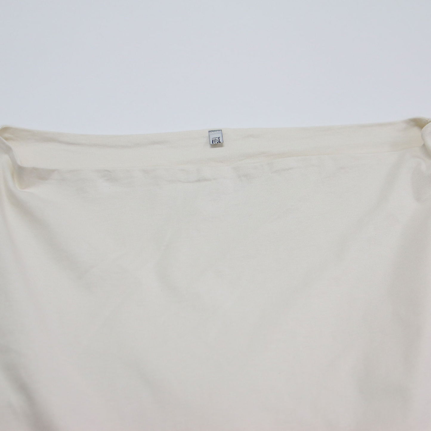 25春夏 ボートネック ドレープ カットソー / Turn Tシャツ タンクトップ ノースリーブ コットン