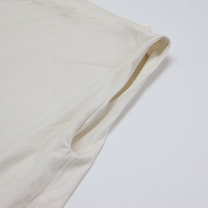 25春夏 ボートネック ドレープ カットソー / Turn Tシャツ タンクトップ ノースリーブ コットン