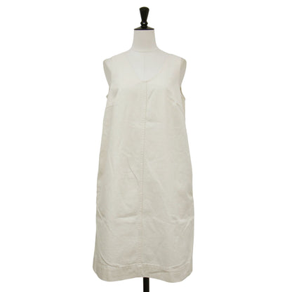 R.H.Vintage 25春夏 ダブルステッチ デニム ミニ ドレス / ワンピース チュニック Vネック ノースリーブ コットン