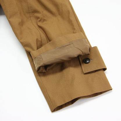 23春夏 ライトキャンバス トレンチコート / ロング オーバーサイズ Aライン コットン