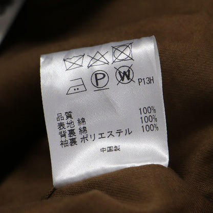 23春夏 ライトキャンバス トレンチコート / ロング オーバーサイズ Aライン コットン