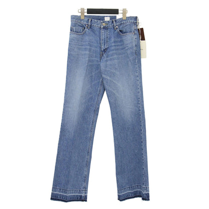 × Plage 別注 25春夏 セミフレア デニムパンツ / カットオフ ミッドライズ コットン