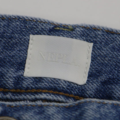 × Plage 別注 25春夏 セミフレア デニムパンツ / カットオフ ミッドライズ コットン