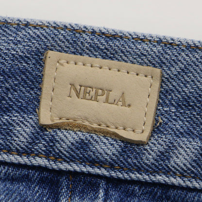 × Plage 別注 25春夏 セミフレア デニムパンツ / カットオフ ミッドライズ コットン