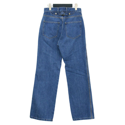 ハイライズ ストレート デニム パンツ / The Jet Jean Solid 1wash ジーンズ ワンウォッシュ コットン