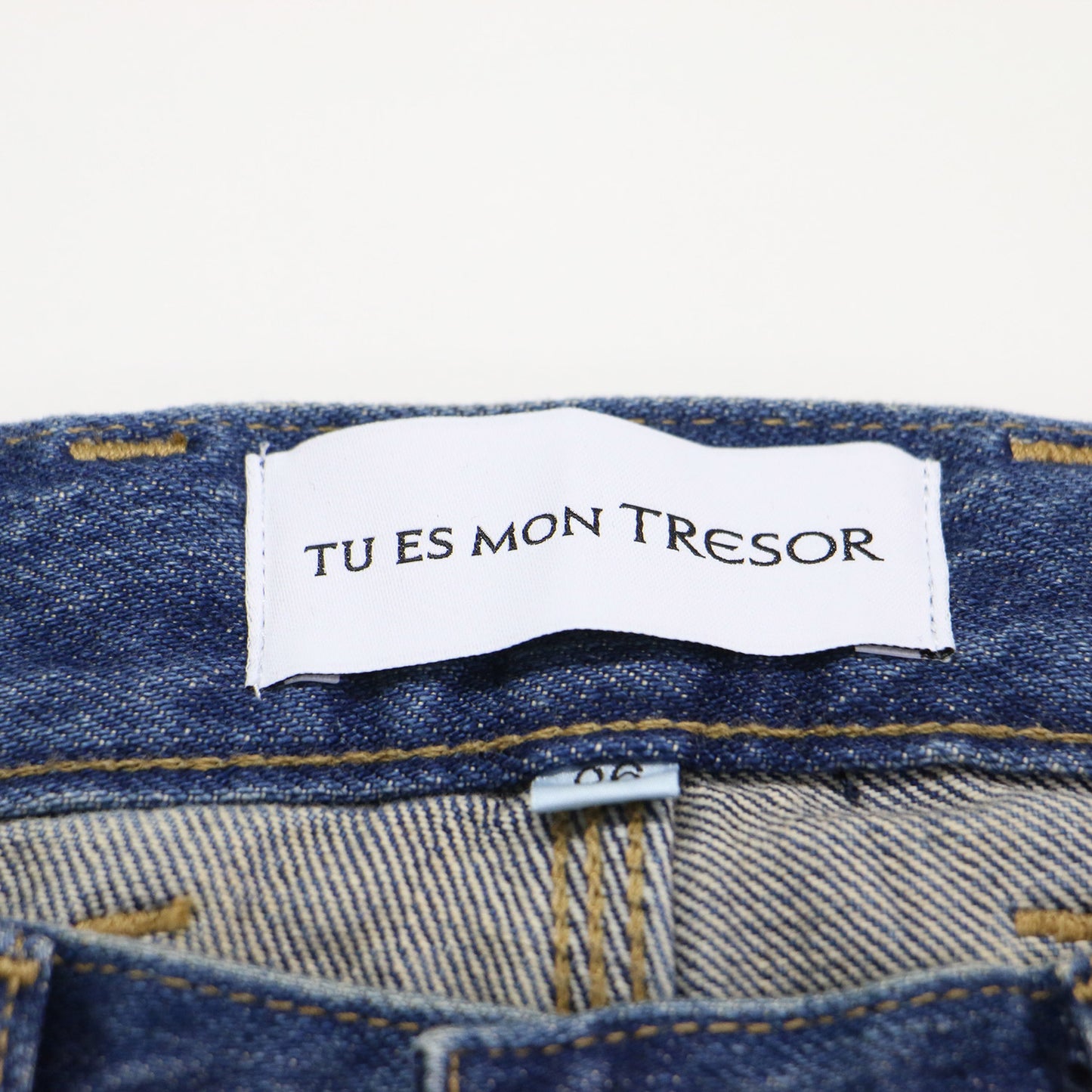 ハイライズ ストレート デニム パンツ / The Jet Jean Solid 1wash ジーンズ ワンウォッシュ コットン