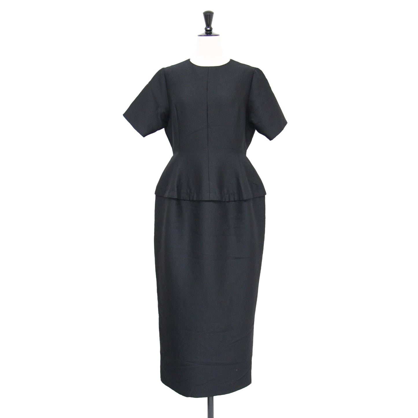 25春夏 フォルム シルエット ワンピース / FORM SILHOUETTE OP ロング丈 半袖 クルーネック