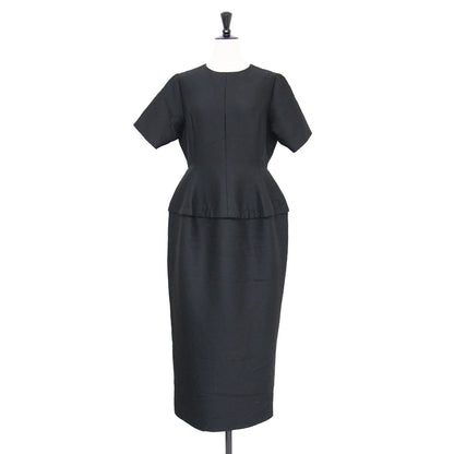 25春夏 フォルム シルエット ワンピース / FORM SILHOUETTE OP ロング丈 半袖 クルーネック