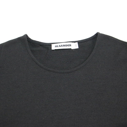 ウール ジャージー 長袖 カットソー / Tシャツ プルオーバー クルーネック ストレッチ