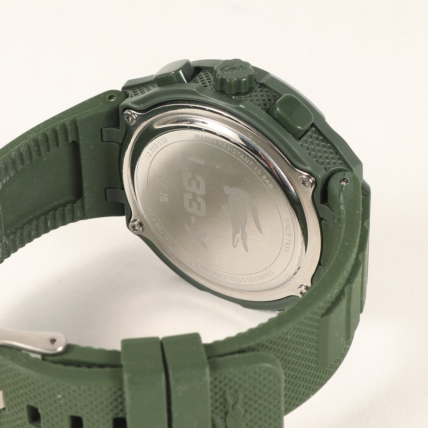 アナデジ ウォッチ / L-33X 腕時計 10気圧防水 シリコンバンド