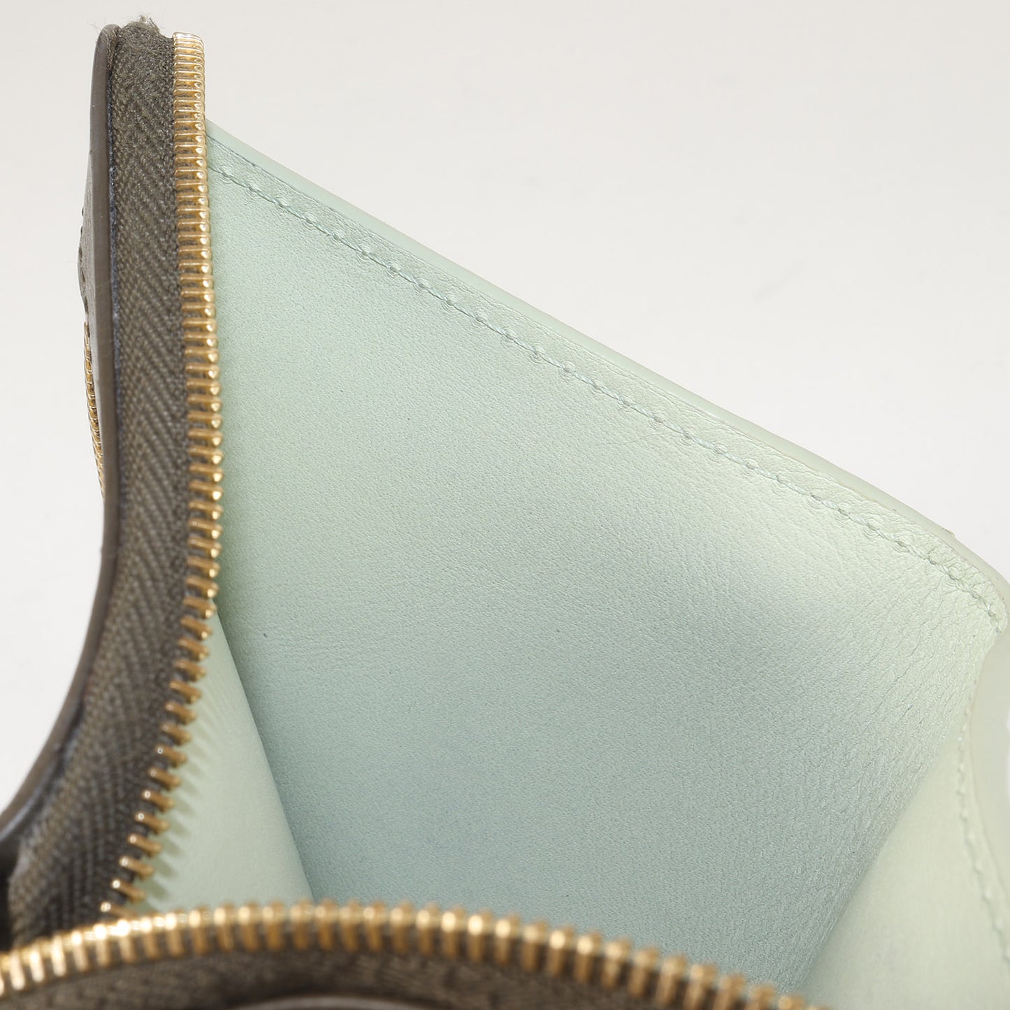 ノット コンパクト ジップアラウンド ウォレット / 二つ折り 財布 カーフレザー