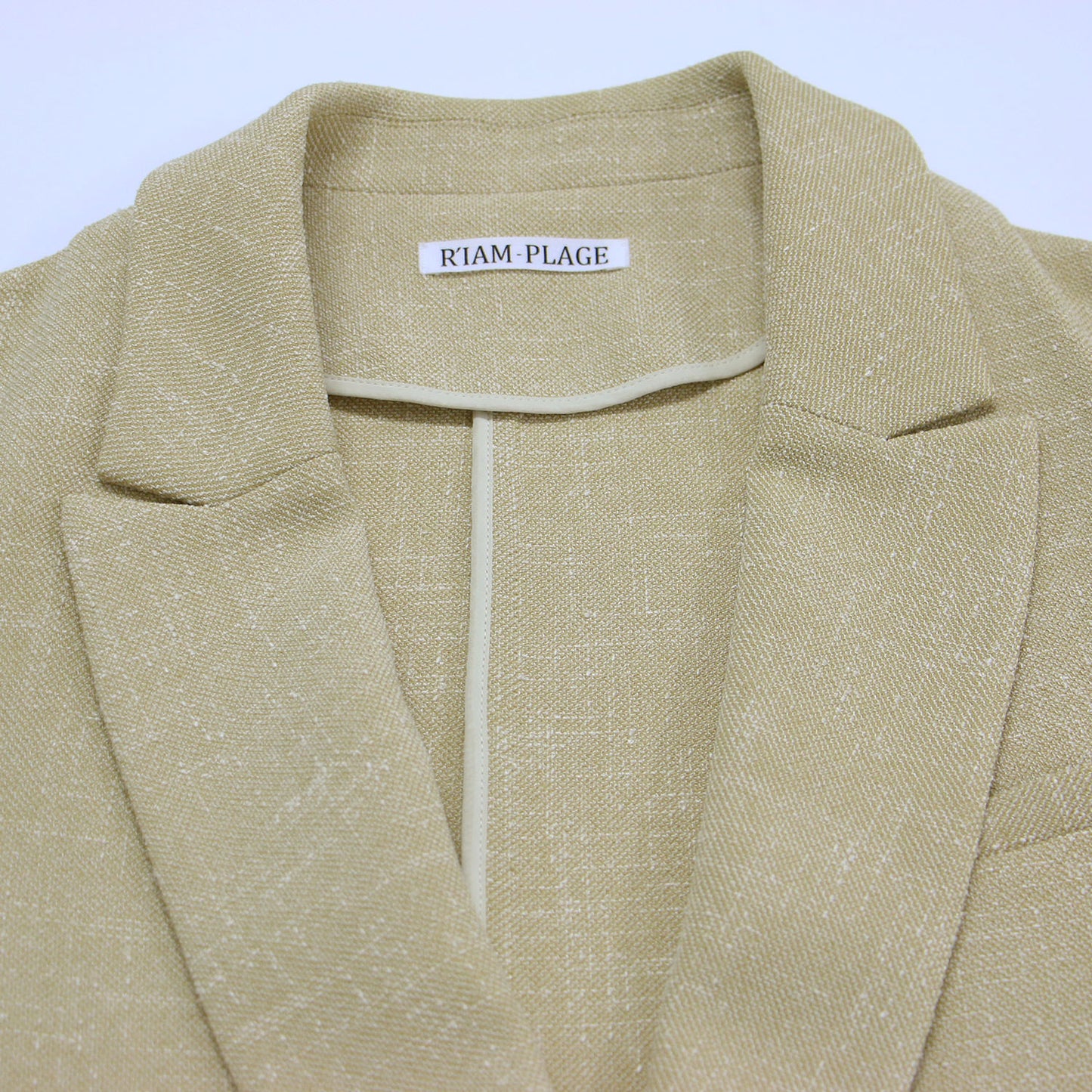 20春夏 RIAM ミニツイード ジャケット / テーラード ダブルブレスト 長袖
