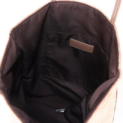 23秋冬 2.718 ファブリック トートバッグ / ショルダーバッグ 肩掛け 縦長 ベロア