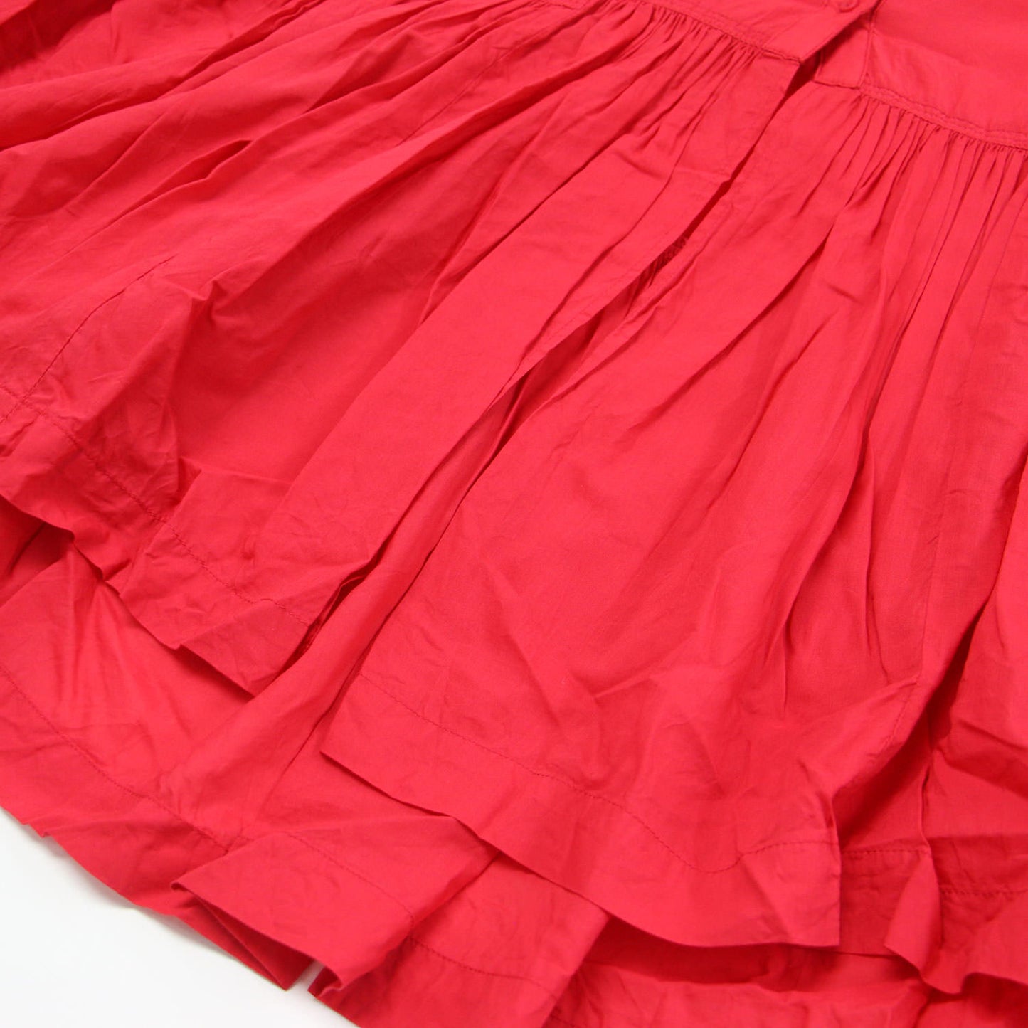 24春夏 Vネック ギャザー 長袖 ブラウス / 全方位映えブラウス シャツ チュニック コットン