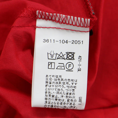 24春夏 Vネック ギャザー 長袖 ブラウス / 全方位映えブラウス シャツ チュニック コットン