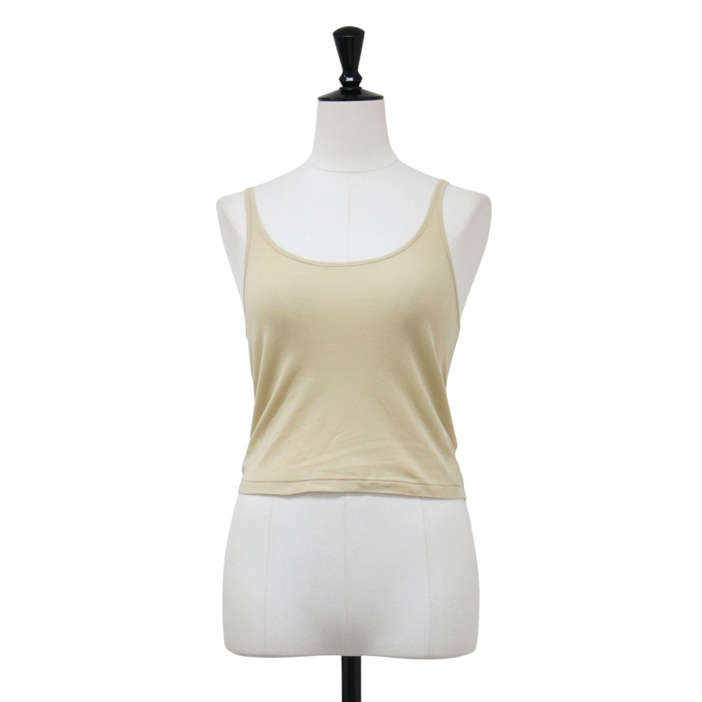 23春夏 ギザコットン スーパーハイゲージ シアー リブ キャミソール / GIZA SUPER HIGH GAUGE SHEER RIB CAMISOLE カットソー