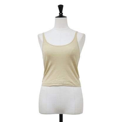 23春夏 ギザコットン スーパーハイゲージ シアー リブ キャミソール / GIZA SUPER HIGH GAUGE SHEER RIB CAMISOLE カットソー