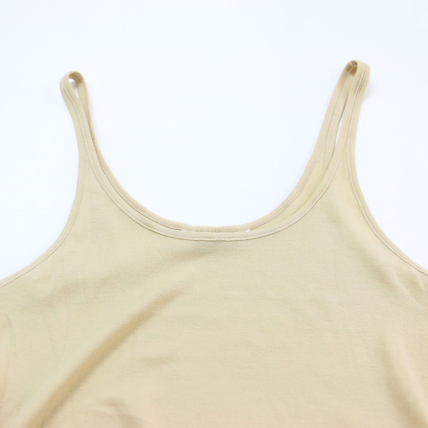 23春夏 ギザコットン スーパーハイゲージ シアー リブ キャミソール / GIZA SUPER HIGH GAUGE SHEER RIB CAMISOLE カットソー