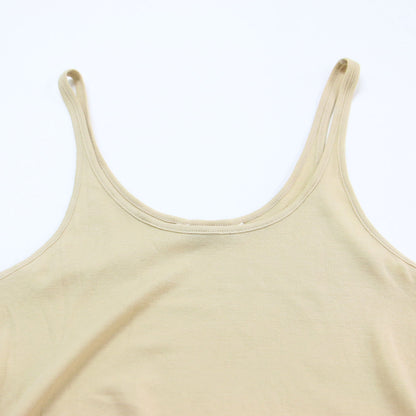 23春夏 ギザコットン スーパーハイゲージ シアー リブ キャミソール / GIZA SUPER HIGH GAUGE SHEER RIB CAMISOLE カットソー