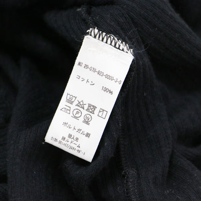 メロウリブ ロングスリーブ カットソー / Tシャツ プルオーバー 長袖 ボートネック シアー コットン