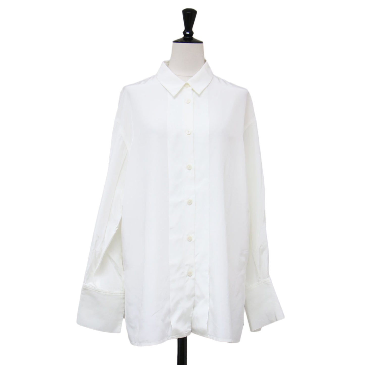 25春夏 ＆NAVY ペプラム ブラウス / シャツ 長袖 レギュラーカラー タック ケープ
