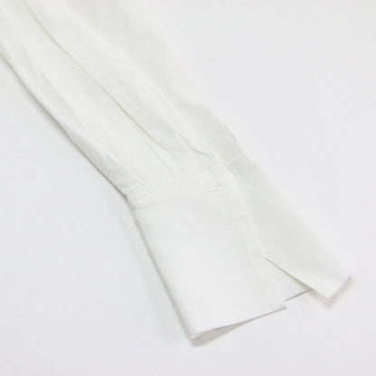 25春夏 ＆NAVY ペプラム ブラウス / シャツ 長袖 レギュラーカラー タック ケープ