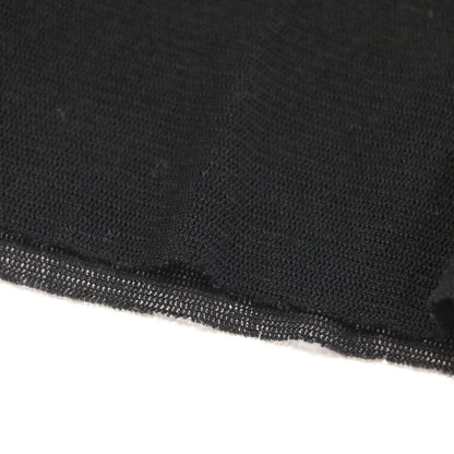 22秋冬 メッシュ シアー 長袖 カットソー / Mesh Sheer ロンT Tシャツ クルーネック コットン