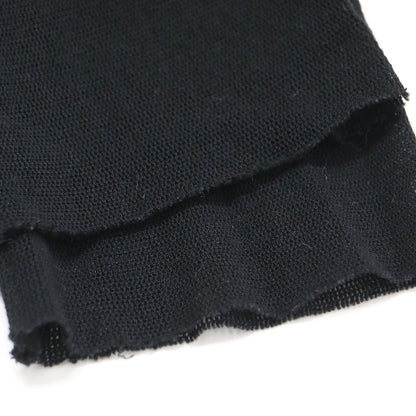 22秋冬 メッシュ シアー 長袖 カットソー / Mesh Sheer ロンT Tシャツ クルーネック コットン