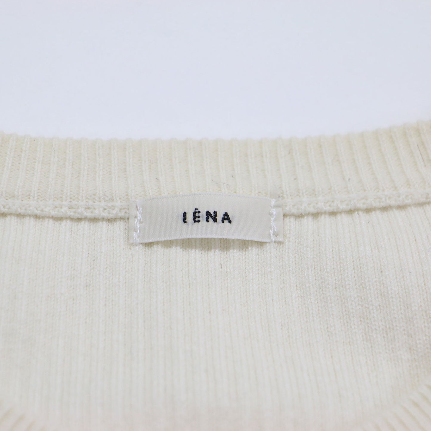 Sn.WEEKEND リブ カーディガン / ニット 長袖 クルーネック