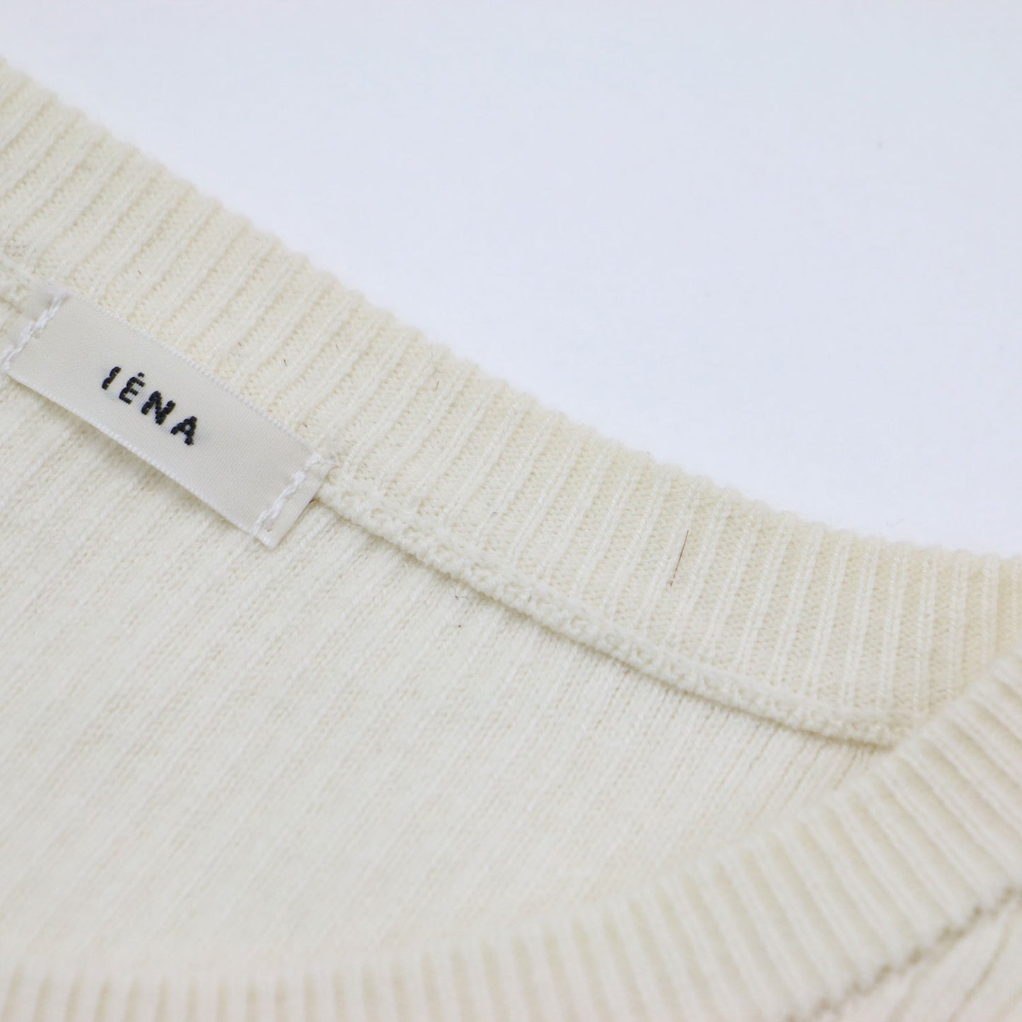 Sn.WEEKEND リブ カーディガン / ニット 長袖 クルーネック