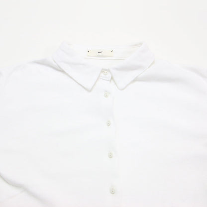 コットン 天竺 長袖 シャツ / TIGHT SHIRTS レギュラーカラー カットソー