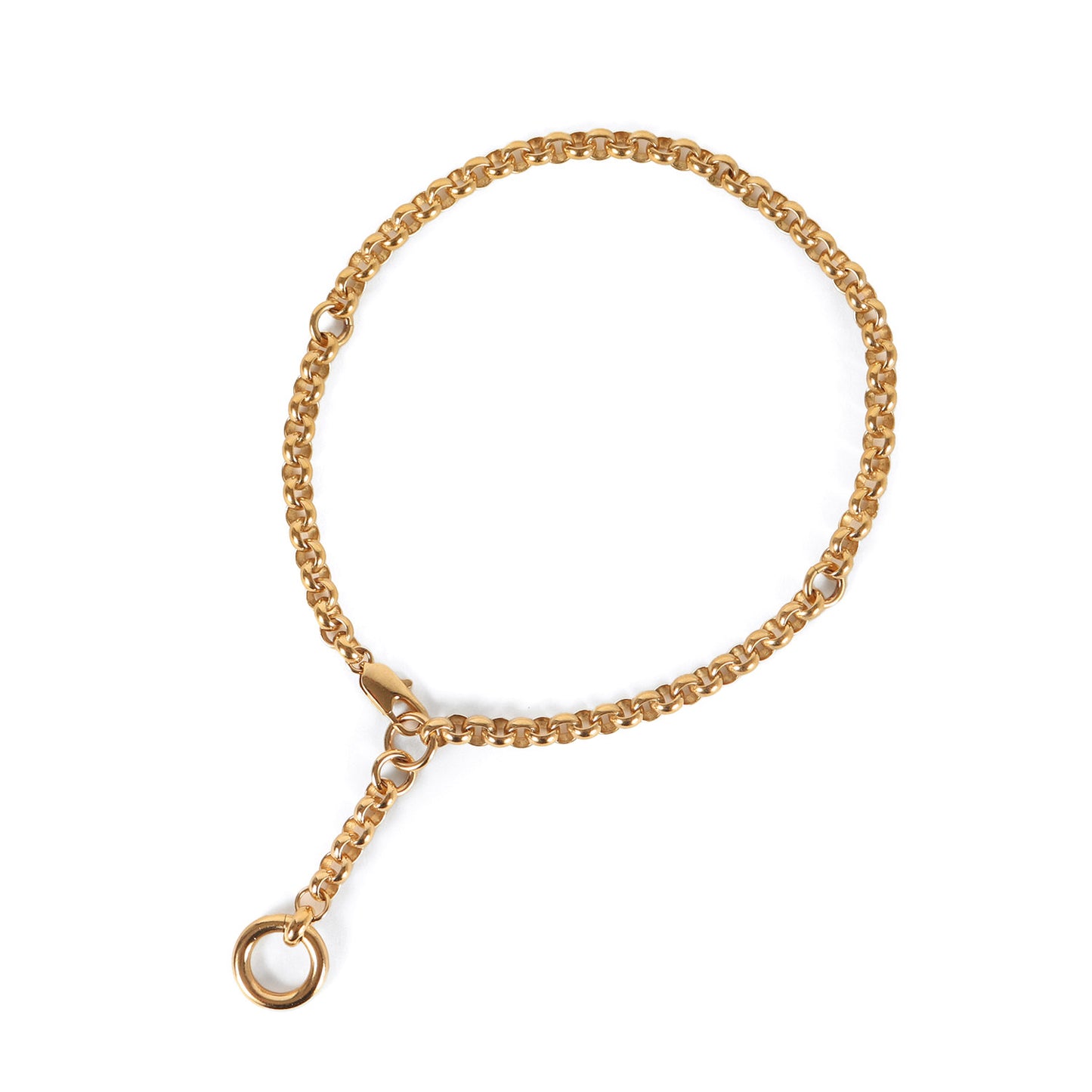 リング チャーム チェーン ネックレス / RINA NECKLACE K14コーティング