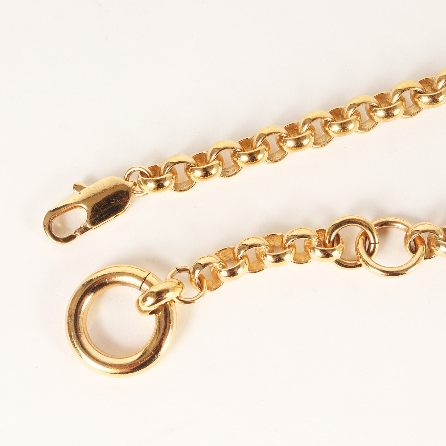 リング チャーム チェーン ネックレス / RINA NECKLACE K14コーティング