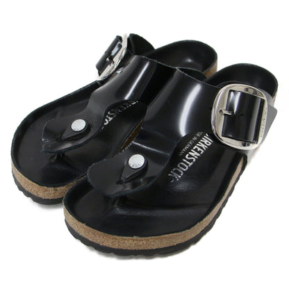 IENA 別注 24春夏 Ramses Big buckle / サンダル トング フラット ビッグバックル ガラスレザー