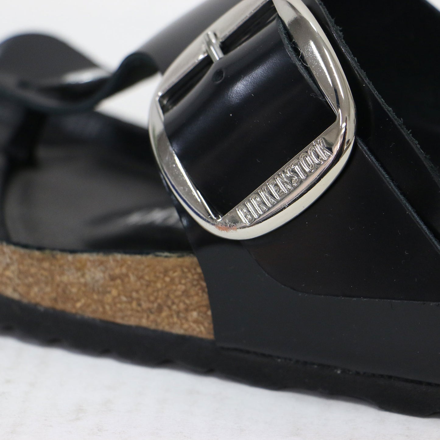 IENA 別注 24春夏 Ramses Big buckle / サンダル トング フラット ビッグバックル ガラスレザー