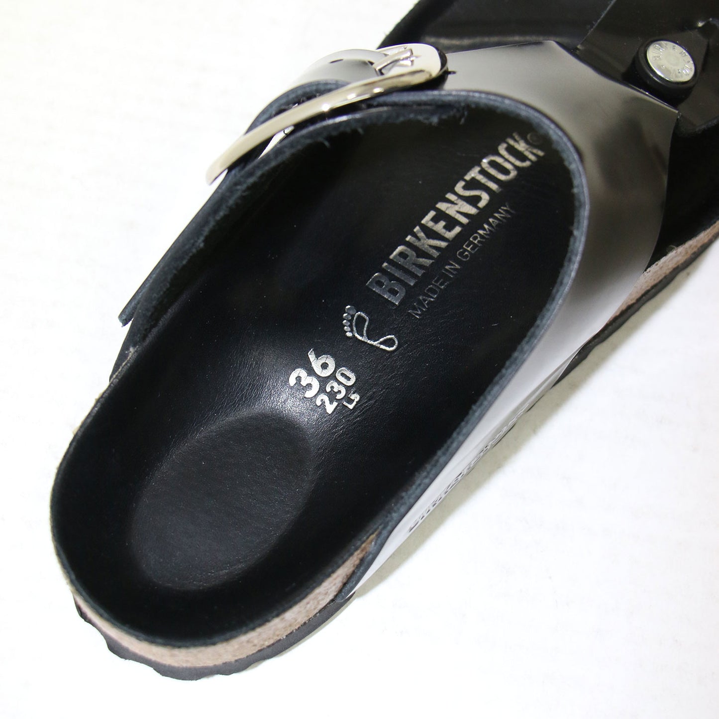IENA 別注 24春夏 Ramses Big buckle / サンダル トング フラット ビッグバックル ガラスレザー